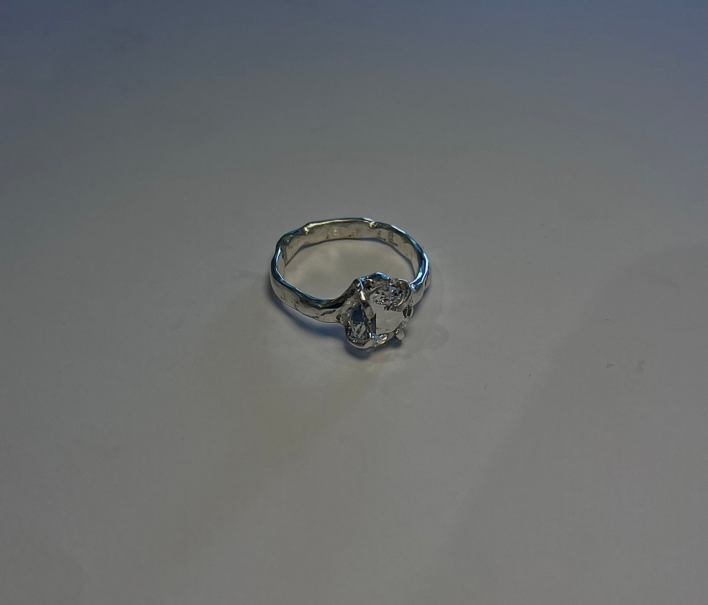 Clawed White Sapphire
