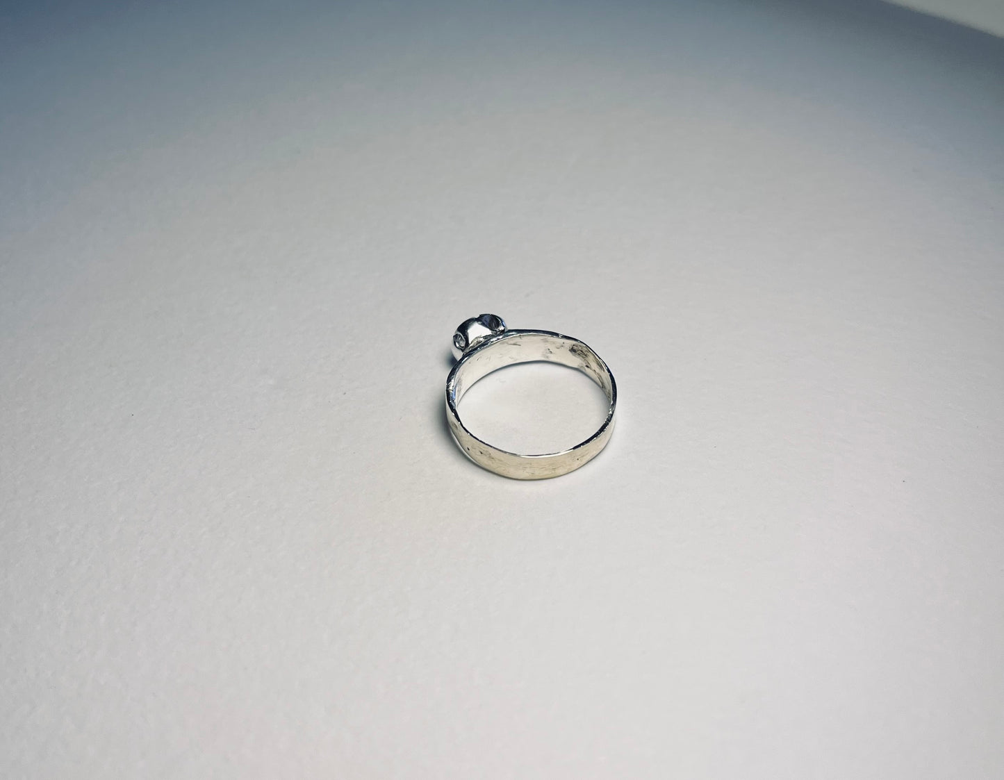 Gold Melted Silver Sapphire