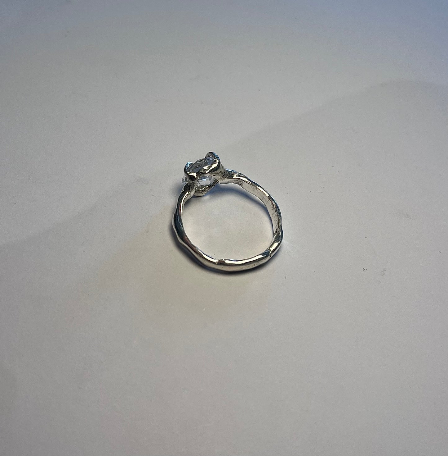 Clawed White Sapphire