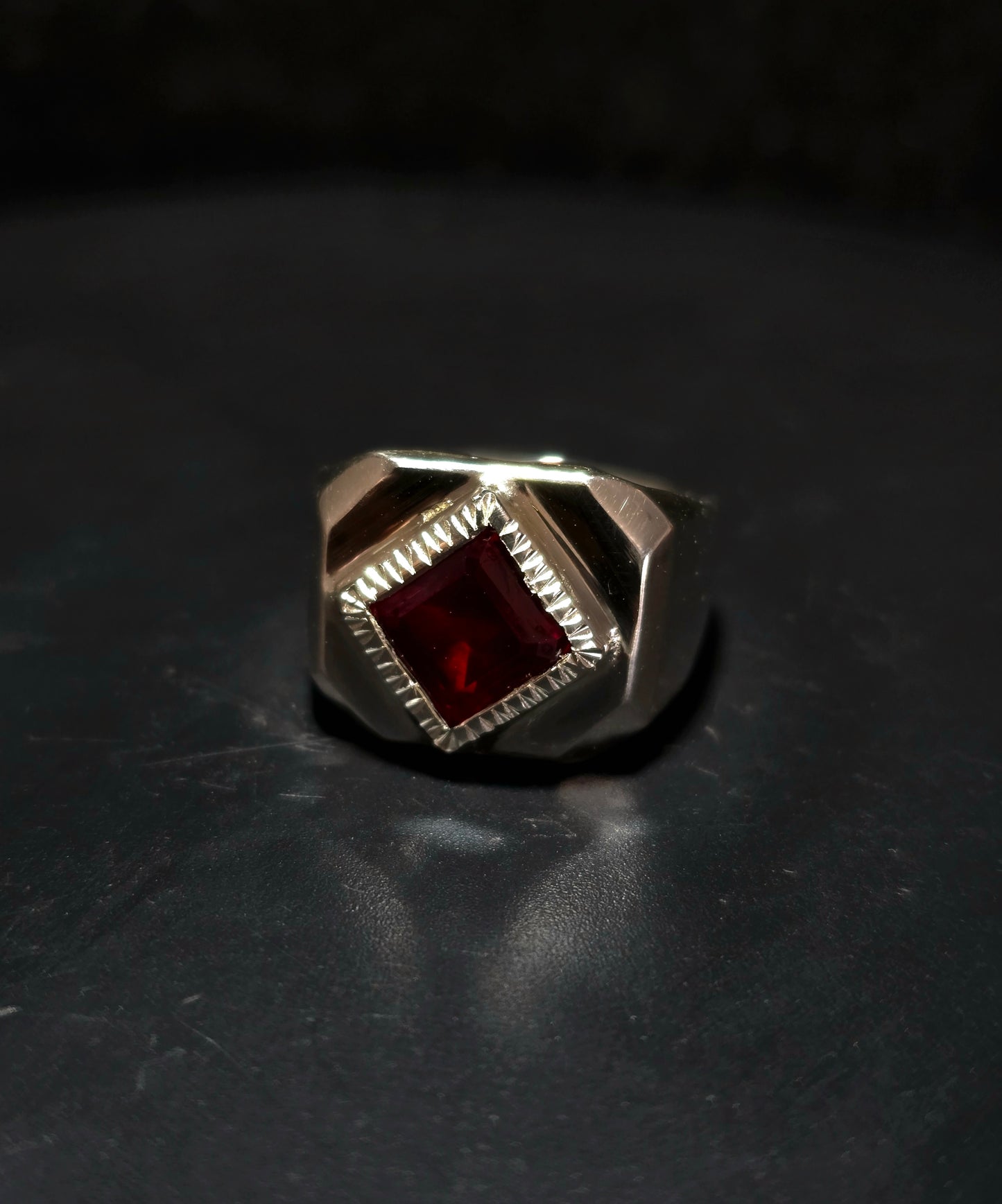 Red Carved