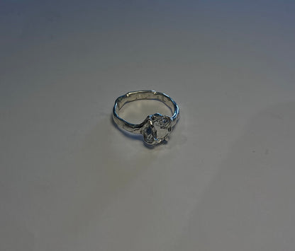 Clawed White Sapphire