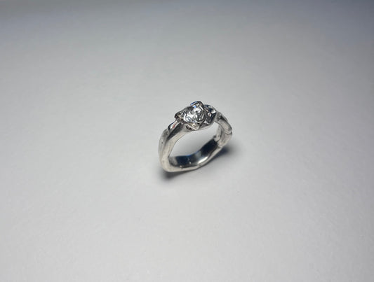 Twisted White Sapphire