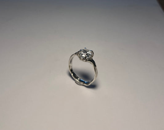 Clawed White Sapphire