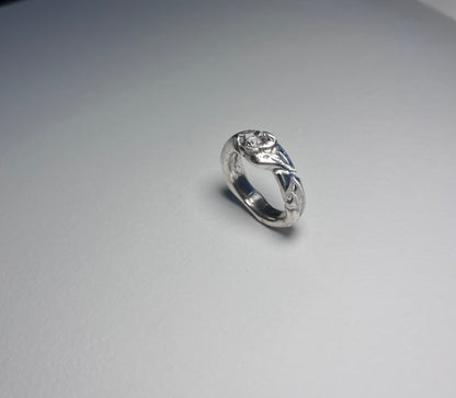 Twisted White Sapphire